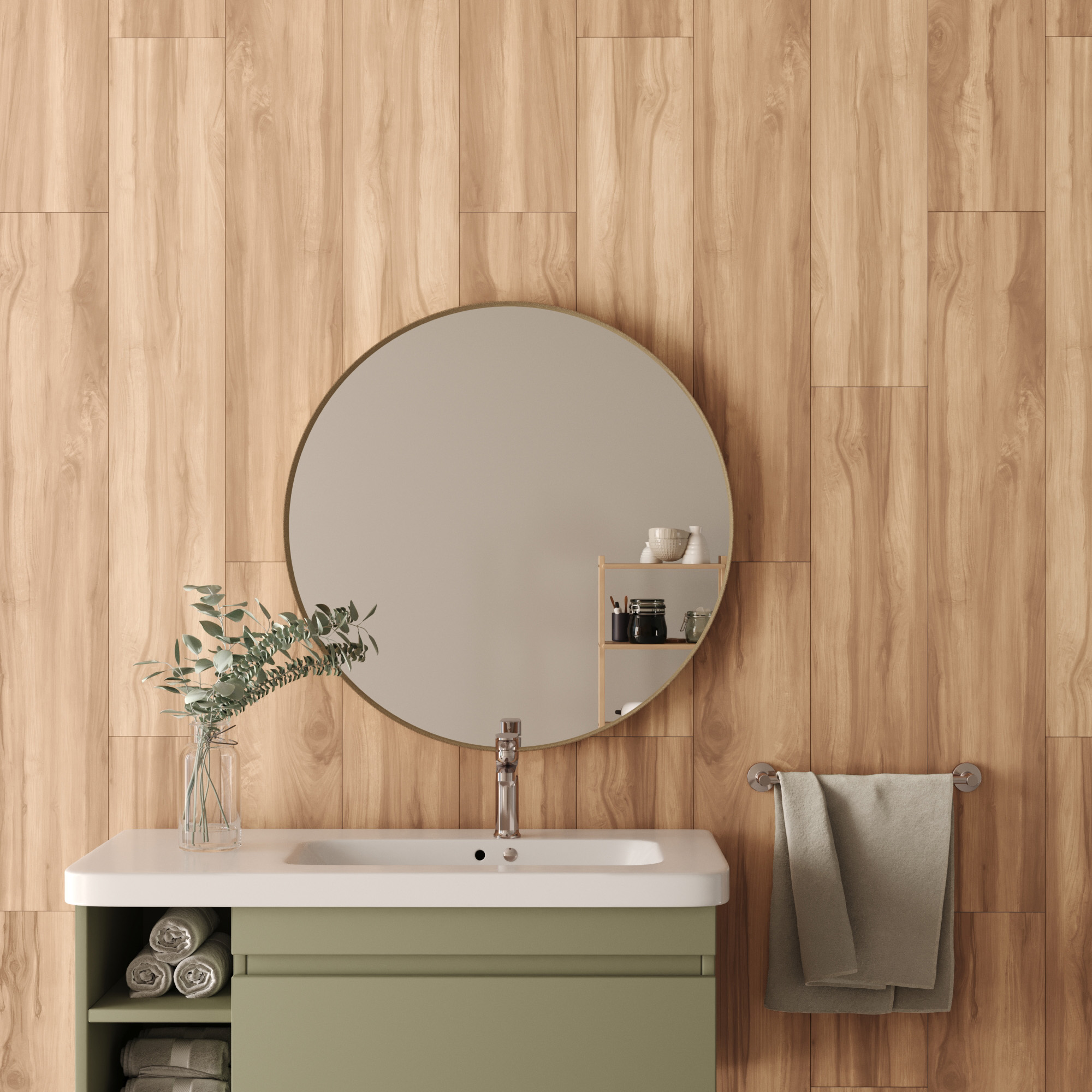 Керамогранит FOSSIL WOOD BRICH 1200 × 200 мм — КЕР007560 — изображение 1