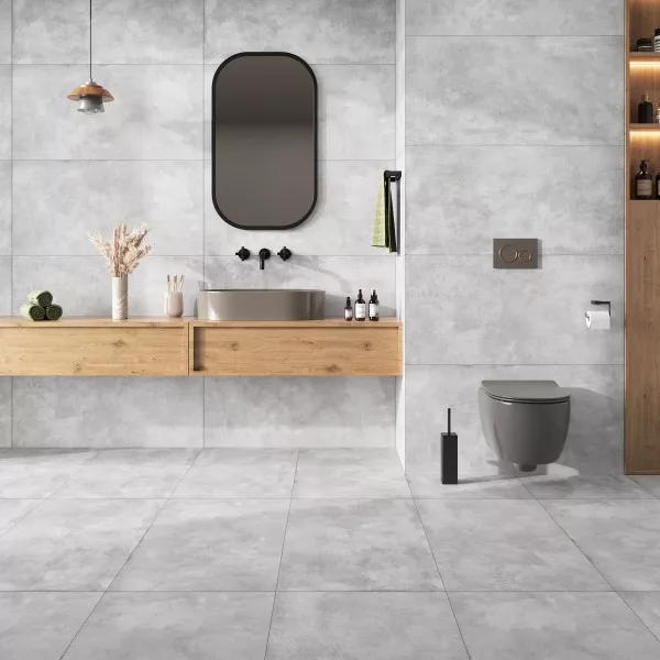 Керамогранит CEMENTUM LIGHT GREY 1200 × 600 мм — КЕР007464 — изображение 1