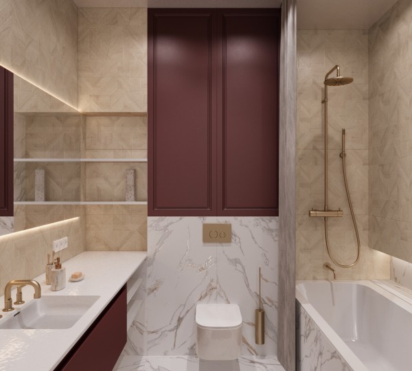 Керамогранит ROCKWOOD CREMA 1200 × 600 мм — КЕР007530 — изображение 3