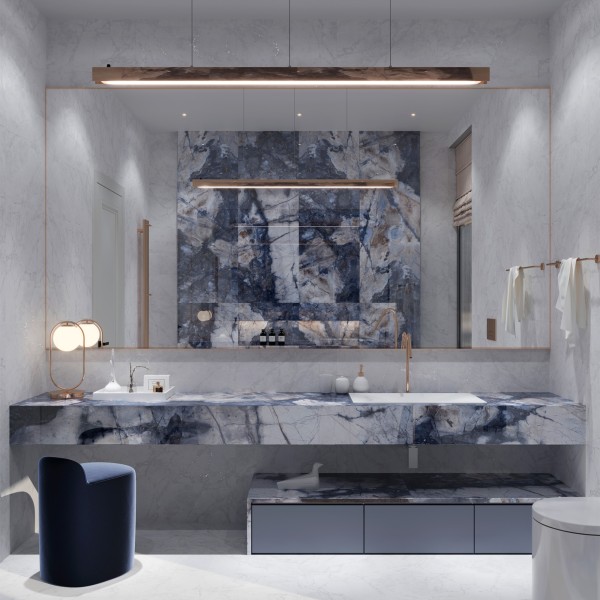 Керамогранит BERGAMO BLUE 1200 × 600 мм — КЕР007425 — изображение 2