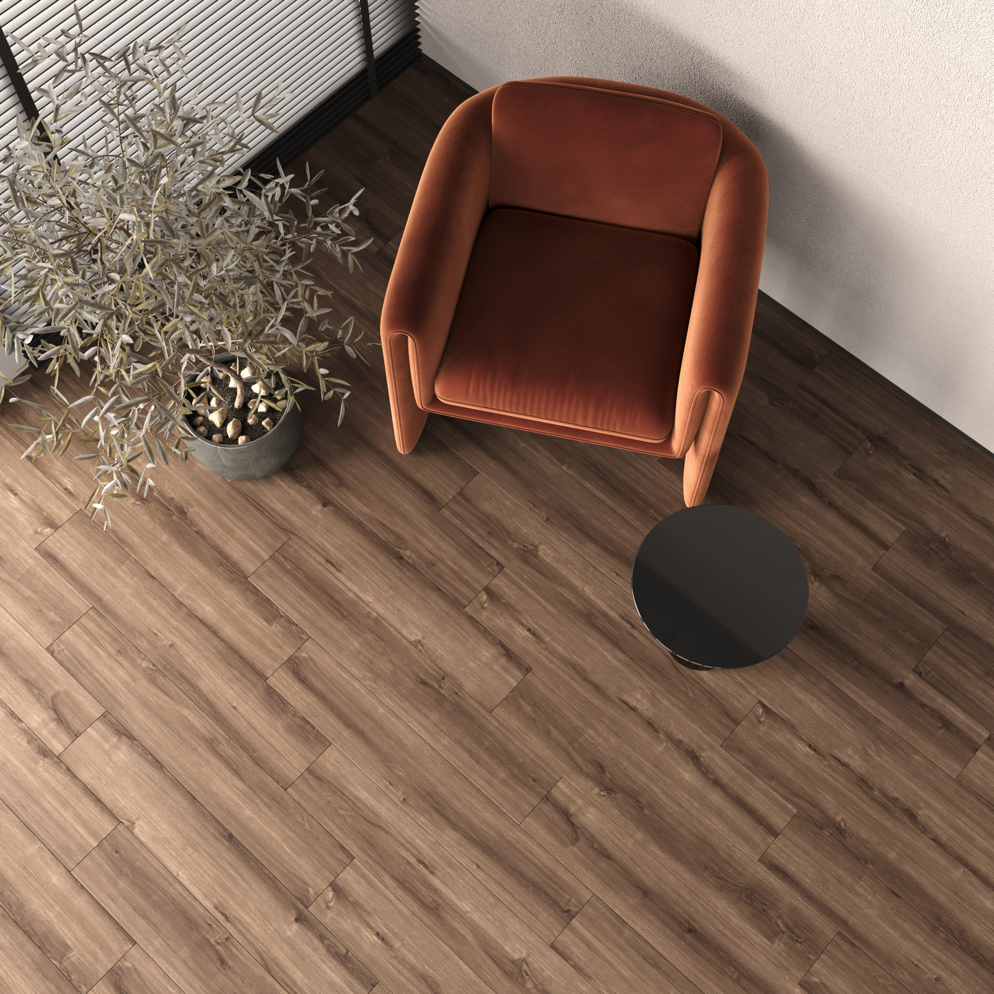 Керамогранит AKASA WOOD WENGE 1200 × 200 мм — КЕР007556 — изображение 1