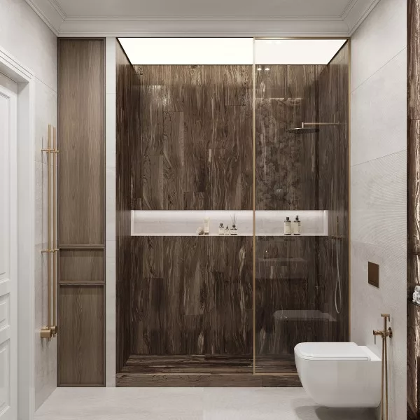 Керамогранит PEARSIAN WOOD CHARCOAL 1200 × 200 мм — КЕР007568 — изображение 1