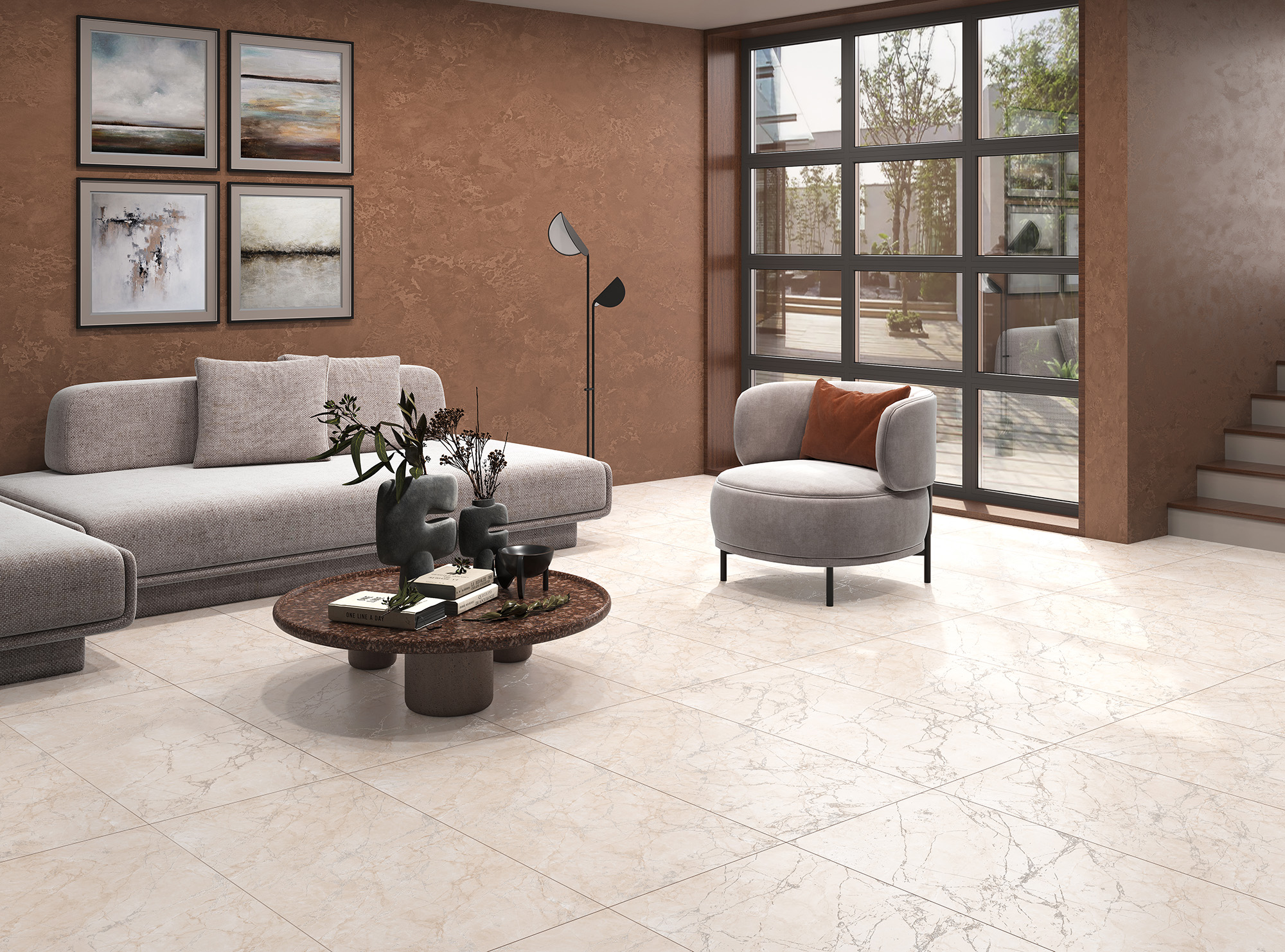Керамогранит ARCTIC PEARL LAPPATO 1200 × 600 мм — КЕР007509 — изображение 1