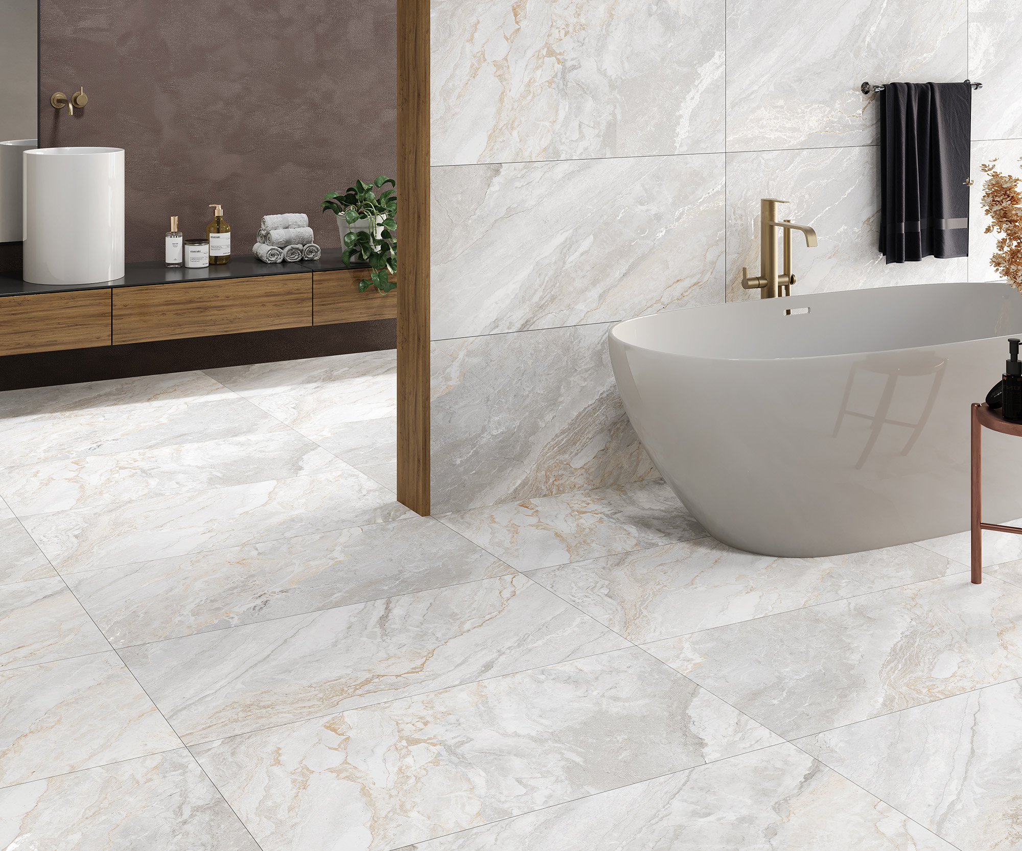 Керамогранит TRIVOLA BIANCO 1200 × 600 мм — КЕР007494 — изображение 1