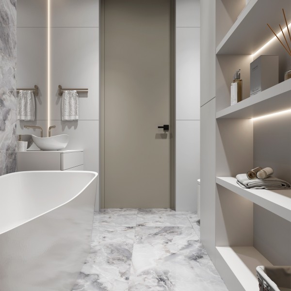 Керамогранит INVISIBLE ONYX GREY 1200 × 600 мм — КЕР007449 — изображение 4
