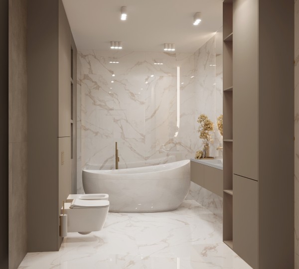 Керамогранит CALACATTA BIANCO 1200 × 600 мм — КЕР007419 — изображение 2