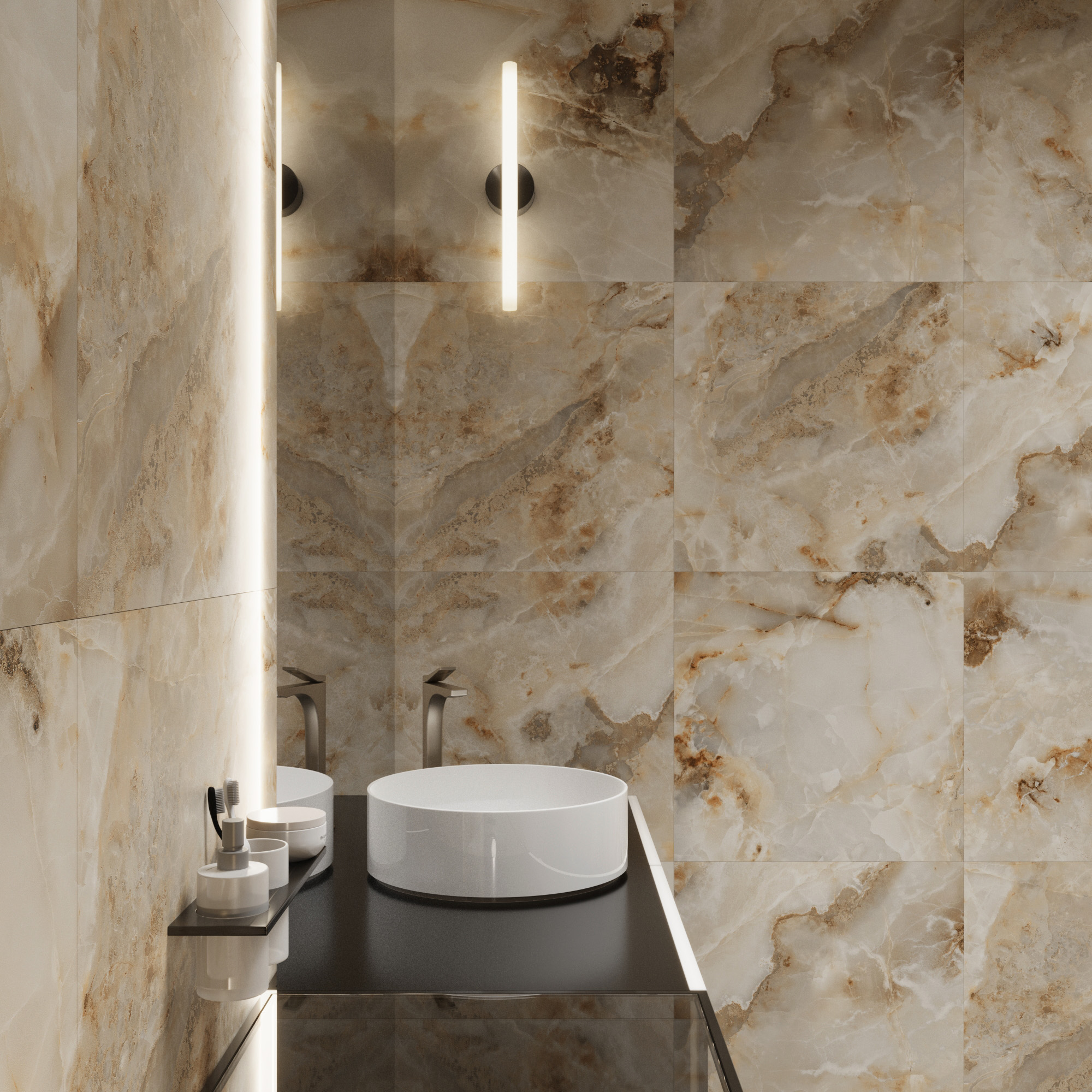 Керамогранит INVISIBLE ONYX 600 × 600 мм — КЕР007593 — изображение 1