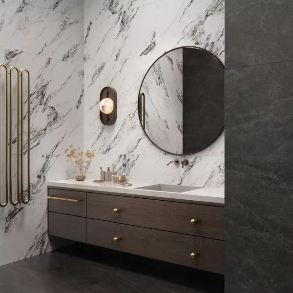 Керамогранит LUCIDO WHITE 1200 × 600 мм — КЕР007674 — изображение 1