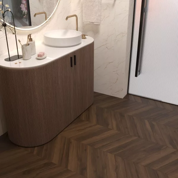Керамогранит SCARLET WOOD WALNUT 450 × 80 мм — КЕР007610 — изображение 1