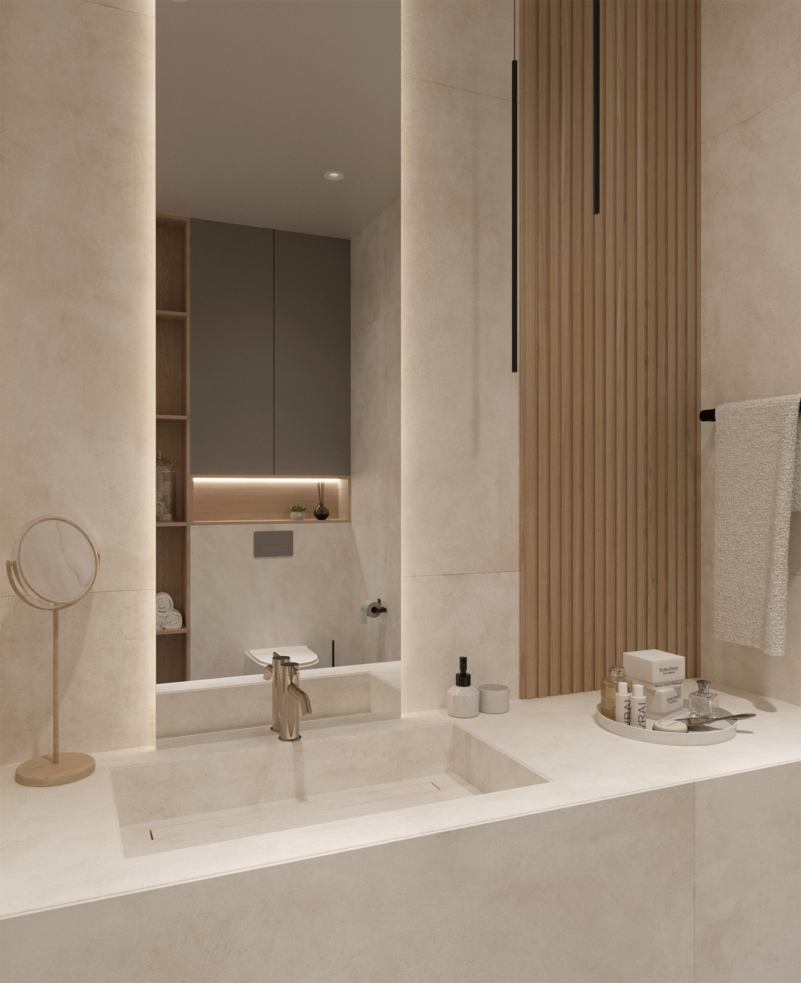 Керамогранит CEMENTUM BIANCO 1200 × 600 мм — КЕР007422 — изображение 1