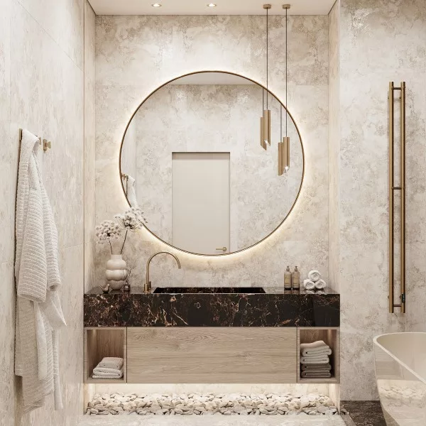Керамогранит SEASTONE BEIGE 1200 × 600 мм — КЕР007483 — изображение 1