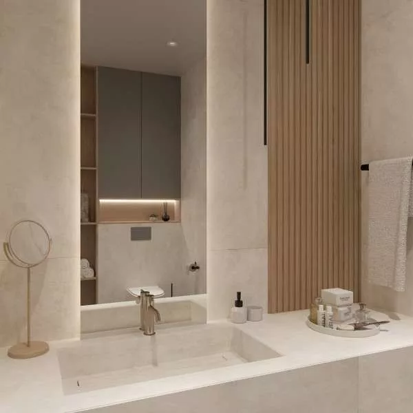 Керамогранит CEMENTUM BIANCO 1200 × 600 мм — КЕР007422 — изображение 1