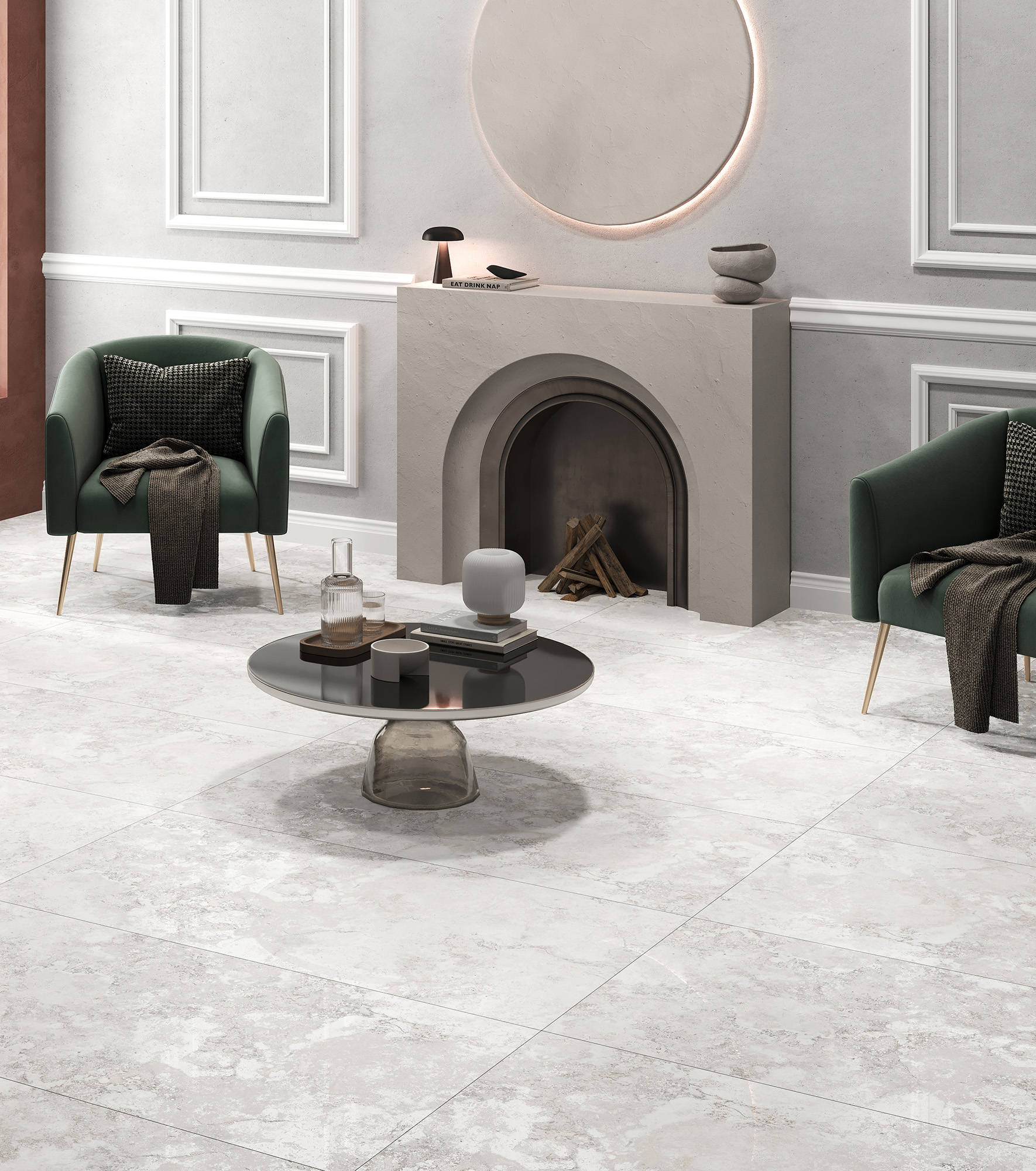 Керамогранит SEASTONE BIANCO 1200 × 600 мм — КЕР007484 — изображение 1