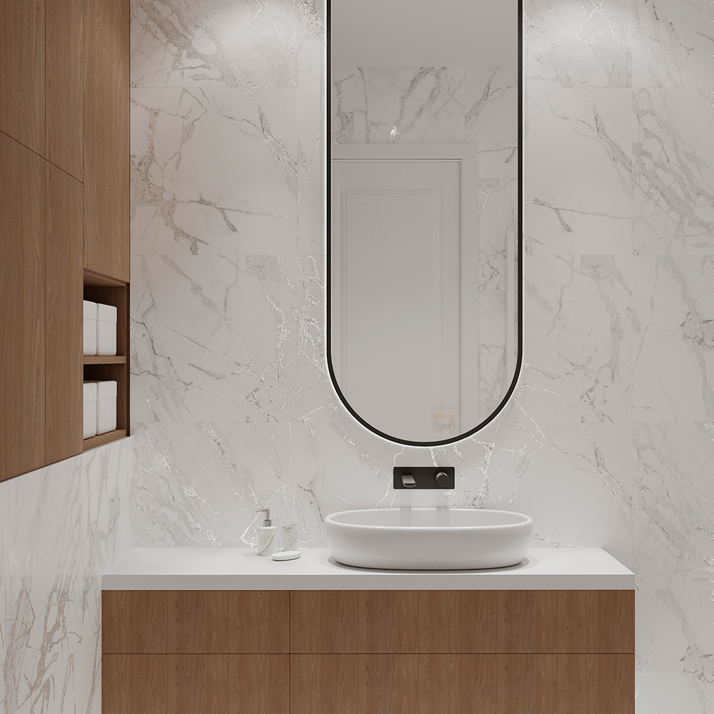 Керамогранит DIVERSO WHITE 600 × 600 мм — КЕР007647 — изображение 1