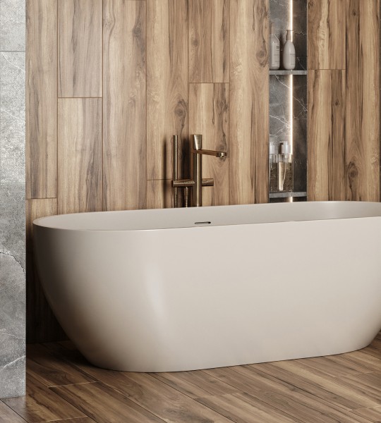 Керамогранит FOSSIL WOOD WENGE 1200 × 200 мм — КЕР007571 — изображение 2