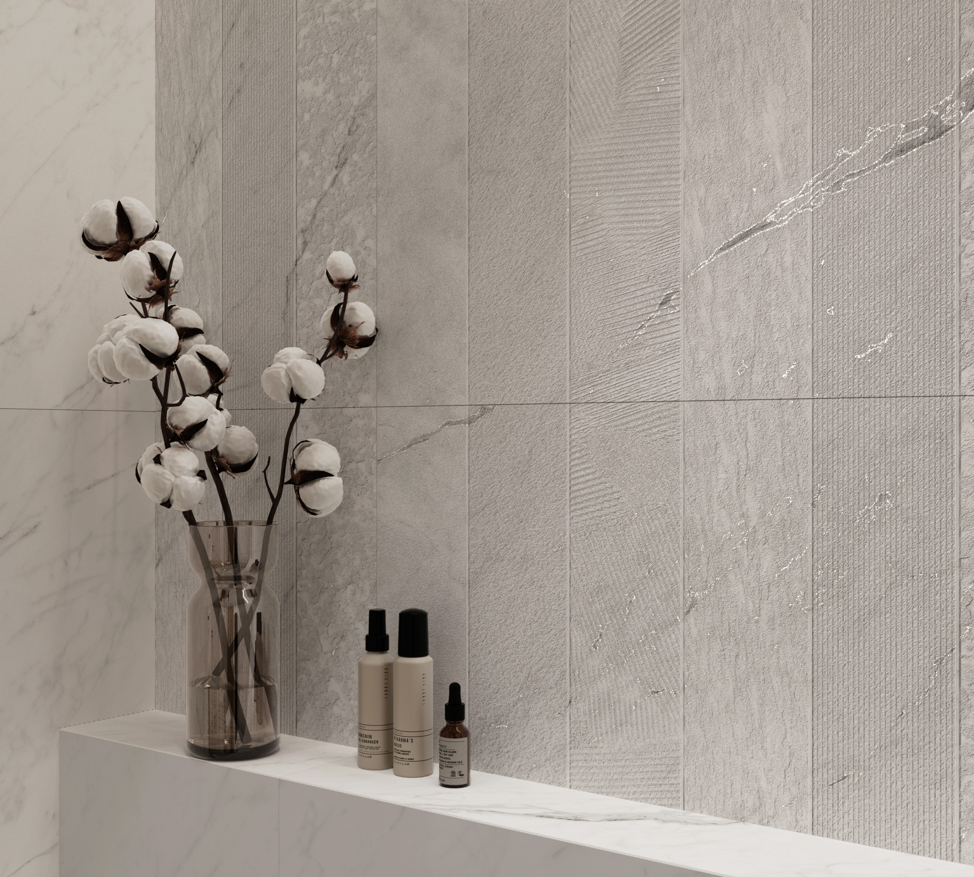 Керамогранит MONTESA WHITE DECOR 1600 × 800 мм — КЕР007544 — изображение 1