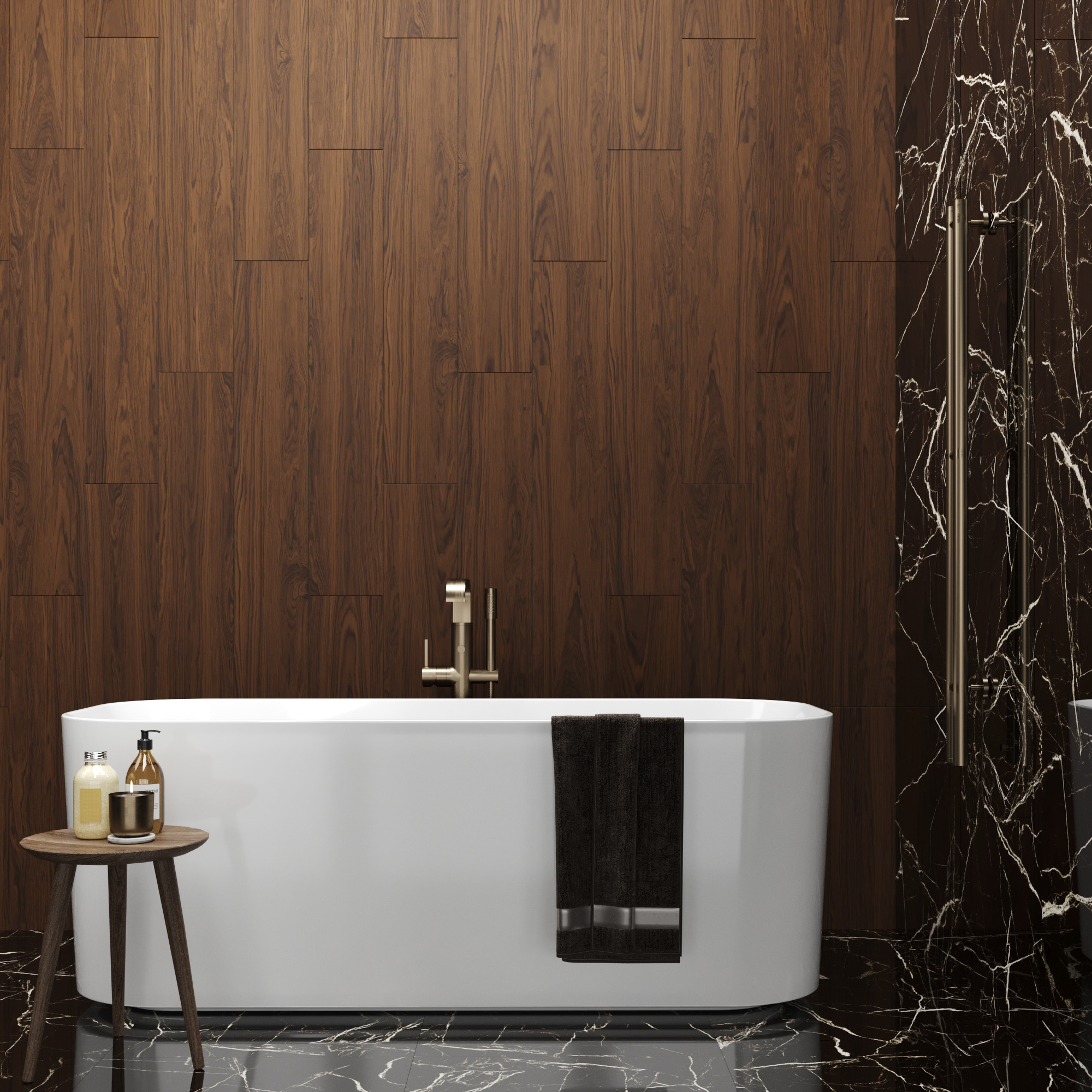 Керамогранит CRISSEL WOOD WENGE 1200 × 200 мм — КЕР007559 — изображение 1