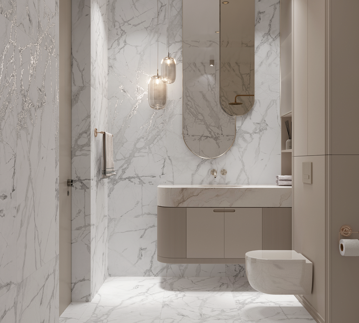 Керамогранит DIVERSO WHITE 1200 × 600 мм — КЕР007630 — изображение 1