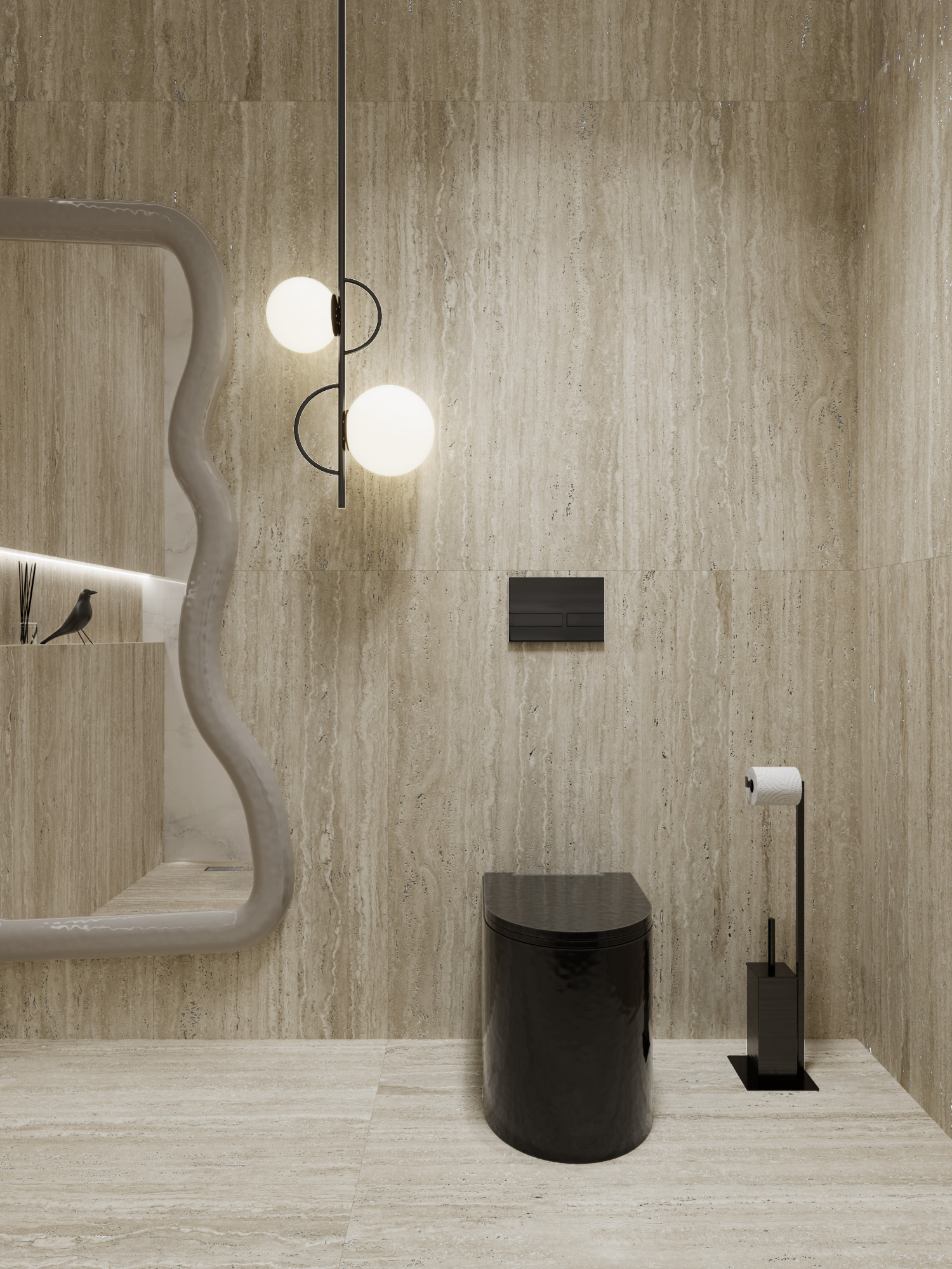 Керамогранит TRAVERTINO NATURAL 1200 × 600 мм — КЕР007514 — изображение 1
