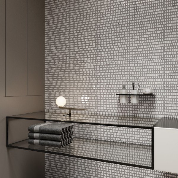 BIERZO BISAZZA WHITE · 1200 × 600 мм · Матовая с 3D-глазурью