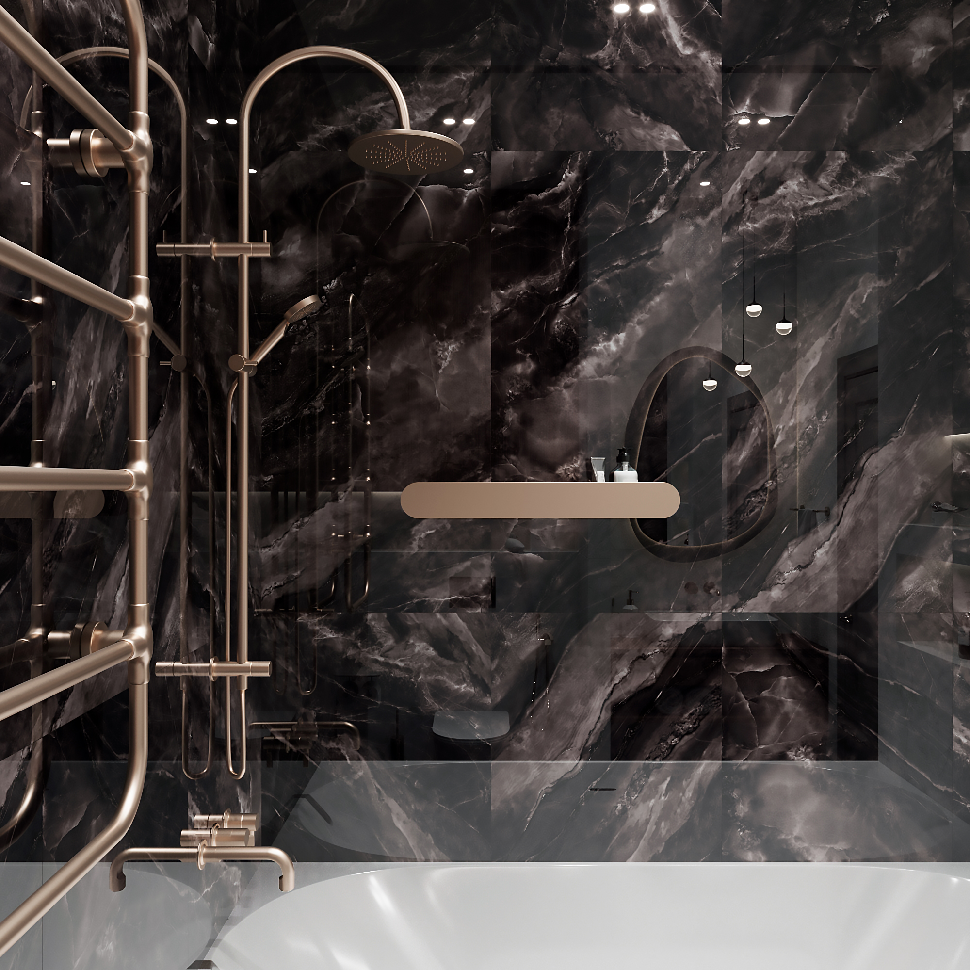 Керамогранит BLACK ROCK 1200 × 600 мм — КЕР007474 — изображение 1