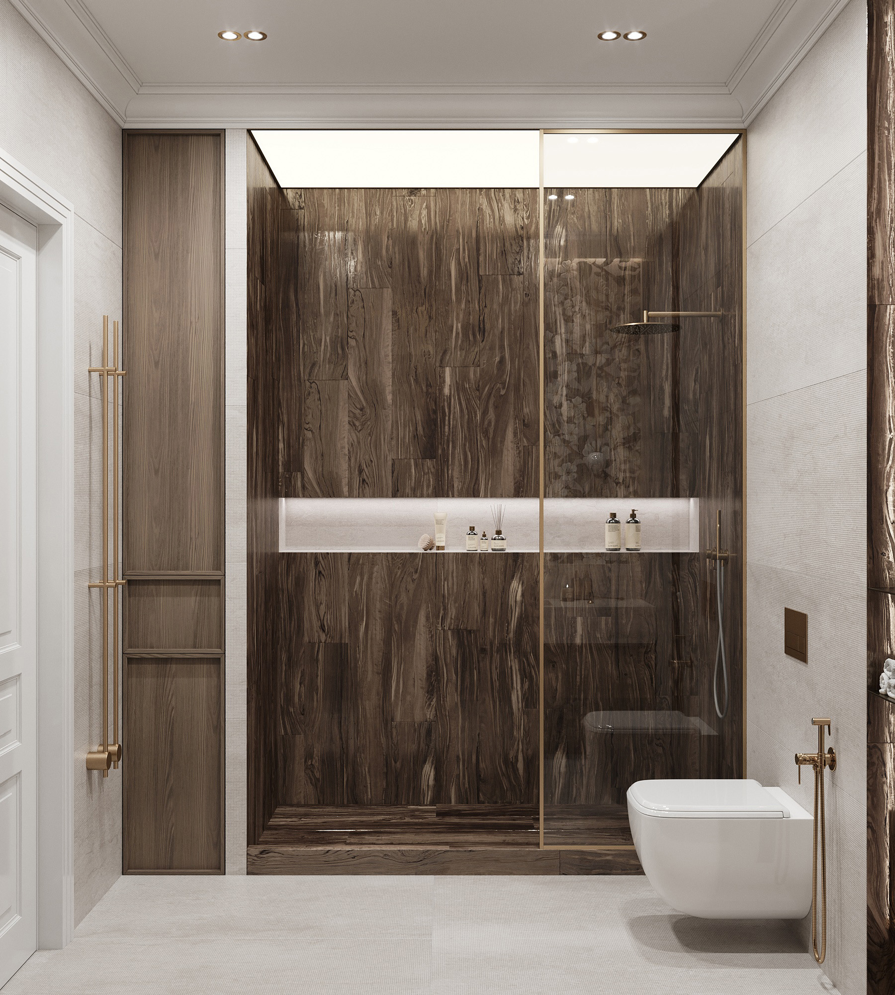 Керамогранит PEARSIAN WOOD CHARCOAL 1200 × 200 мм — КЕР007568 — изображение 1