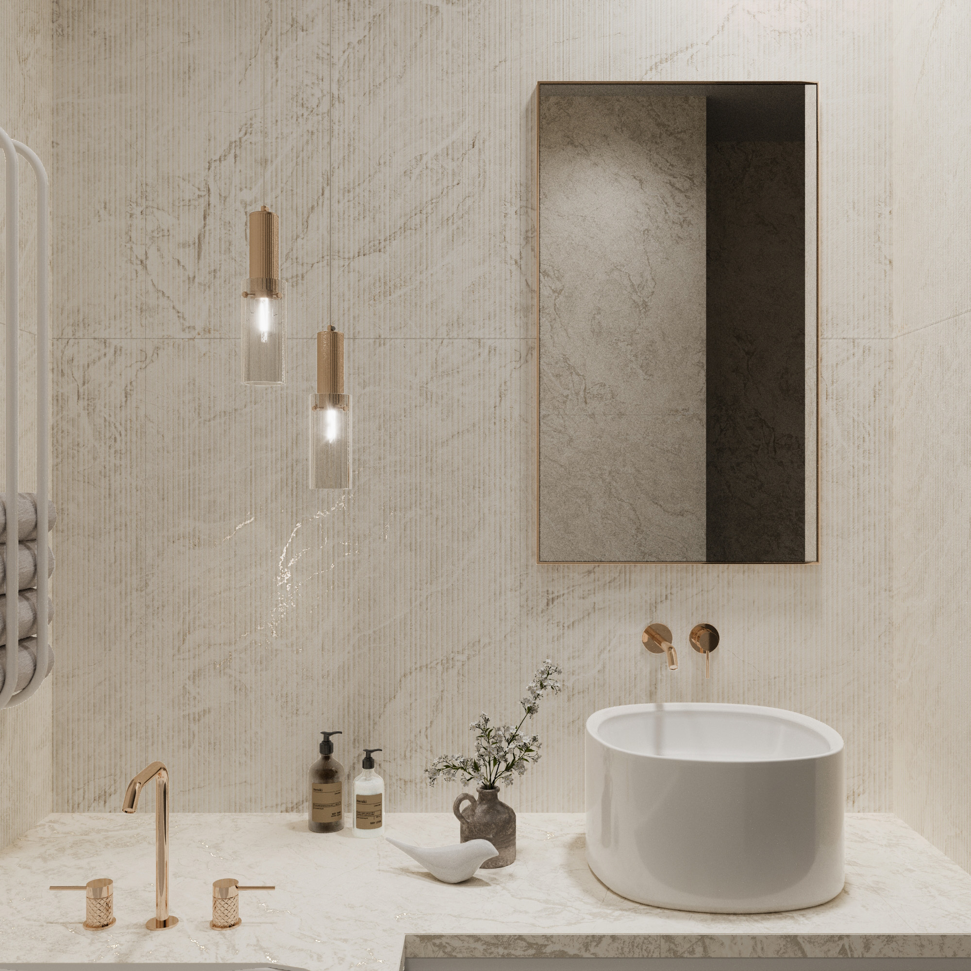Керамогранит BOLIVIA CREMA DECOR 1600 × 800 мм — КЕР007535 — изображение 1
