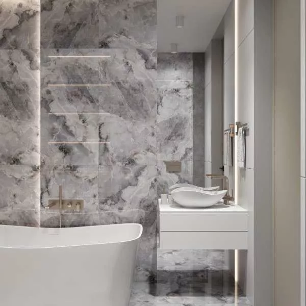 Керамогранит INVISIBLE ONYX GREY 1200 × 600 мм — КЕР007449 — изображение 1
