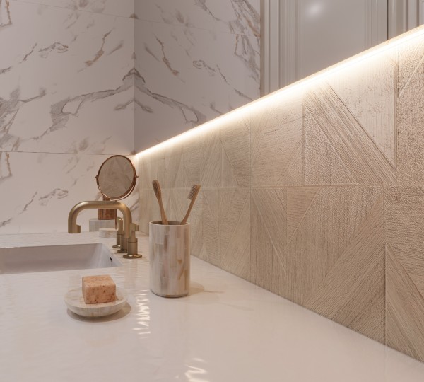 Керамогранит ROCKWOOD CREMA 1200 × 600 мм — КЕР007530 — изображение 4