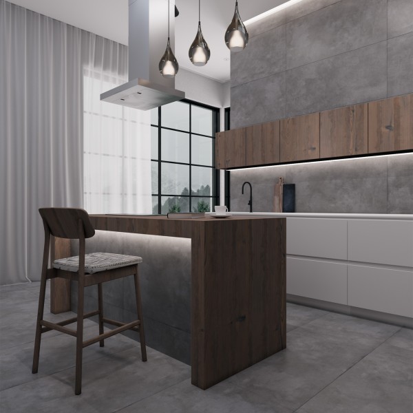 Керамогранит CEMENTUM GRIS 1200 × 600 мм — КЕР007423 — изображение 4