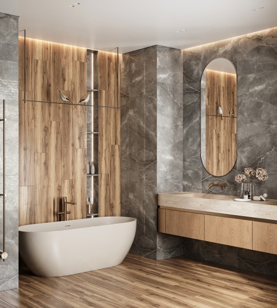 Керамогранит PULPIS NERO LAPPATO 1200 × 600 мм — КЕР007507 — изображение 3