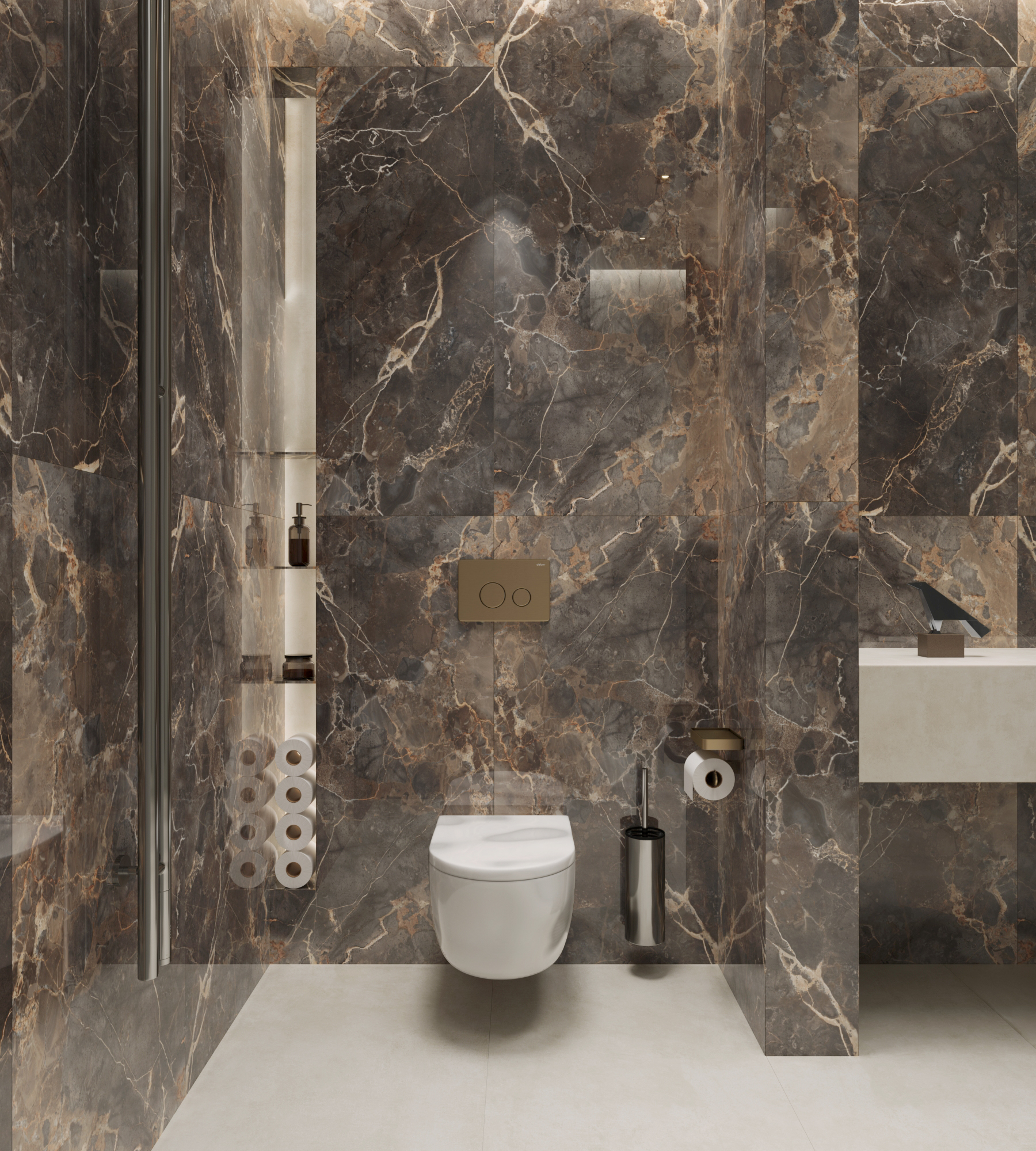 Керамогранит IMPERIAL NERO 1200 × 600 мм — КЕР007421 — изображение 1