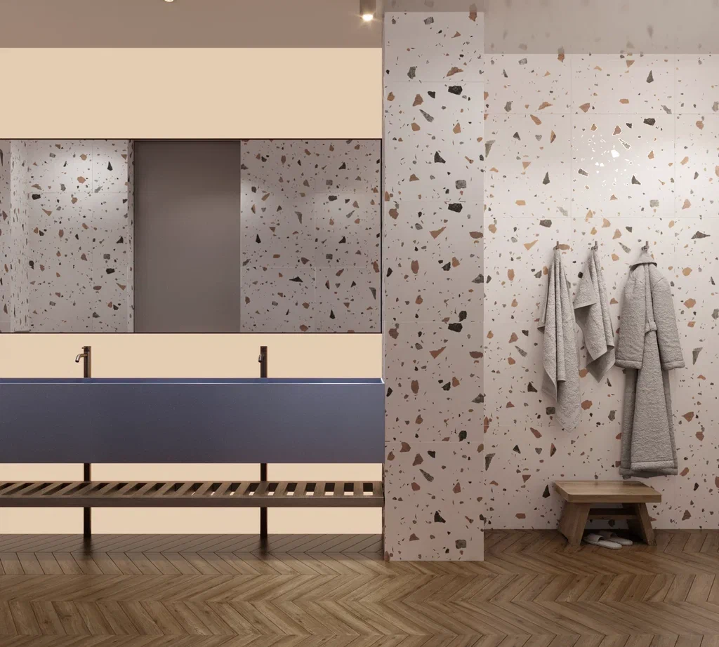 Керамогранит TERAZZO BLANCO 600 × 600 мм — КЕР007654 — изображение 1