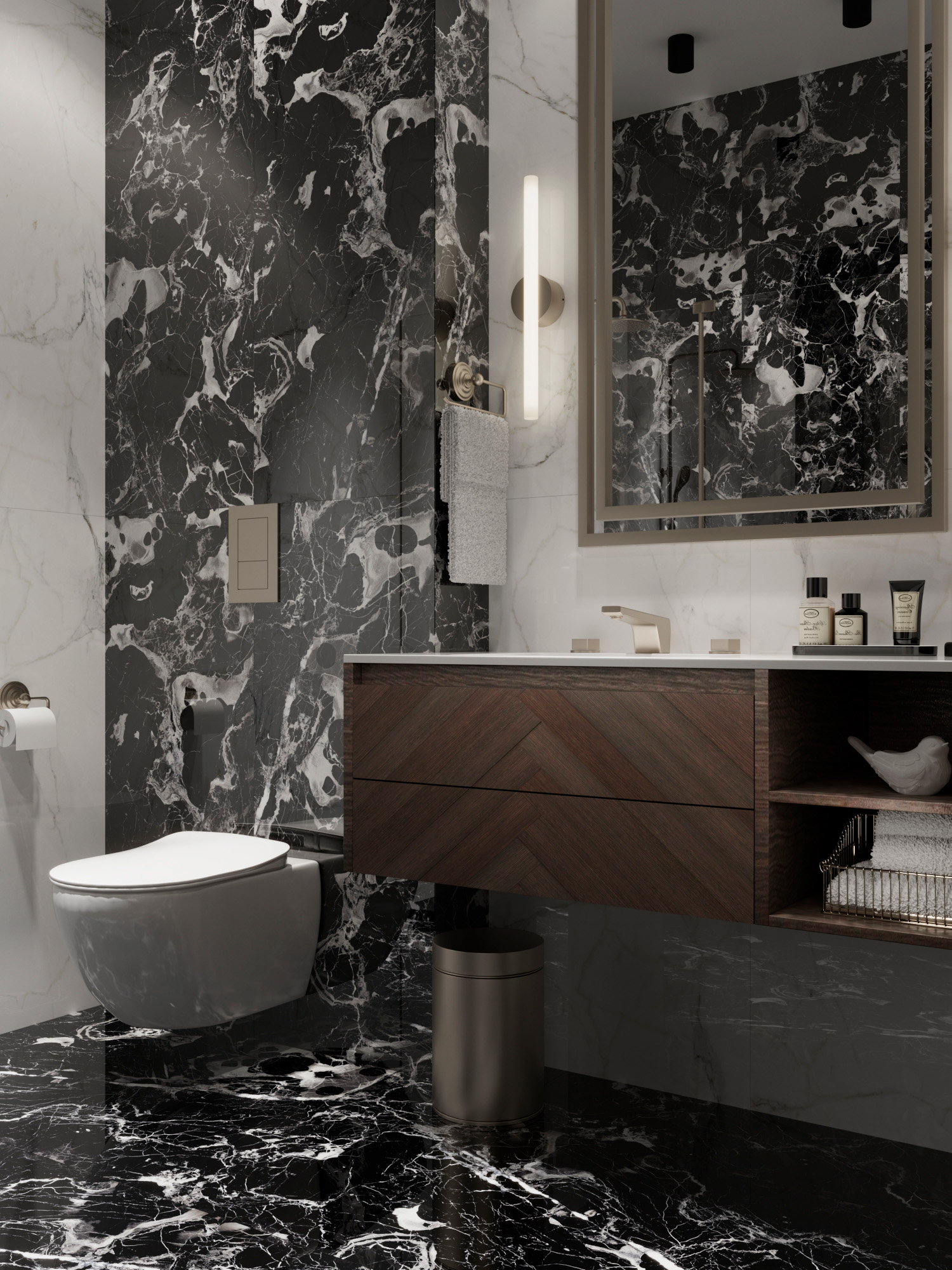 Керамогранит ELEGANT NERO 1200 × 600 мм — КЕР007424 — изображение 1