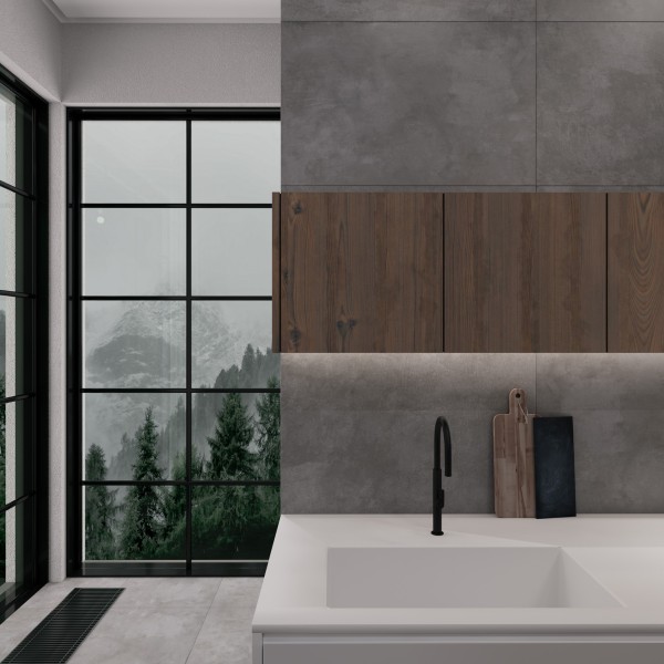 Керамогранит CEMENTUM GRIS 1200 × 600 мм — КЕР007423 — изображение 3