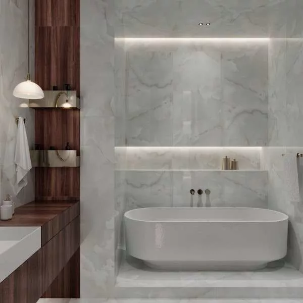 Керамогранит ONYX WHITE CLOUD 1200 × 600 мм — КЕР007450 — изображение 1