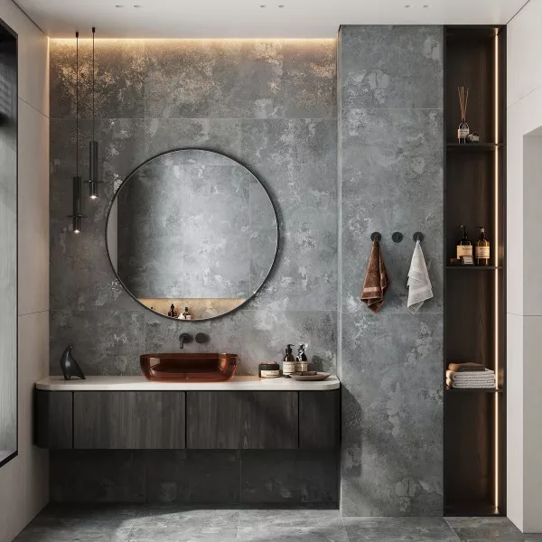Керамогранит ERAGON DARK GREY 1200 × 600 мм — КЕР007429 — изображение 1