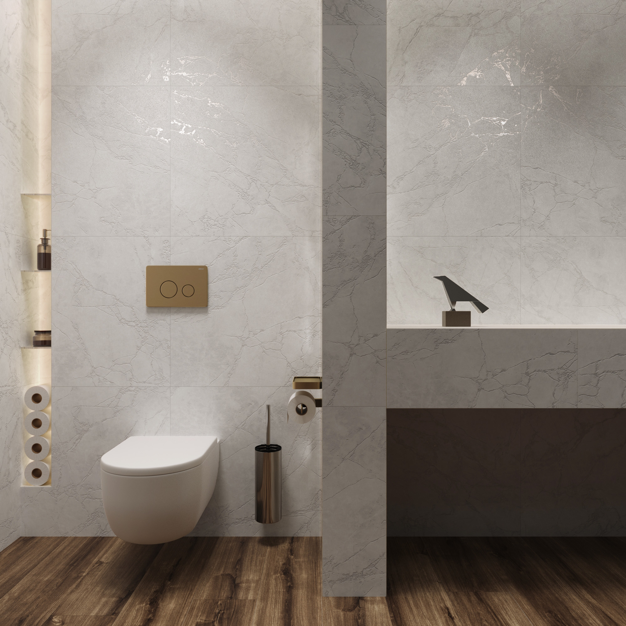 Керамогранит ARCTIC WHITE 600 × 600 мм — КЕР007581 — изображение 1