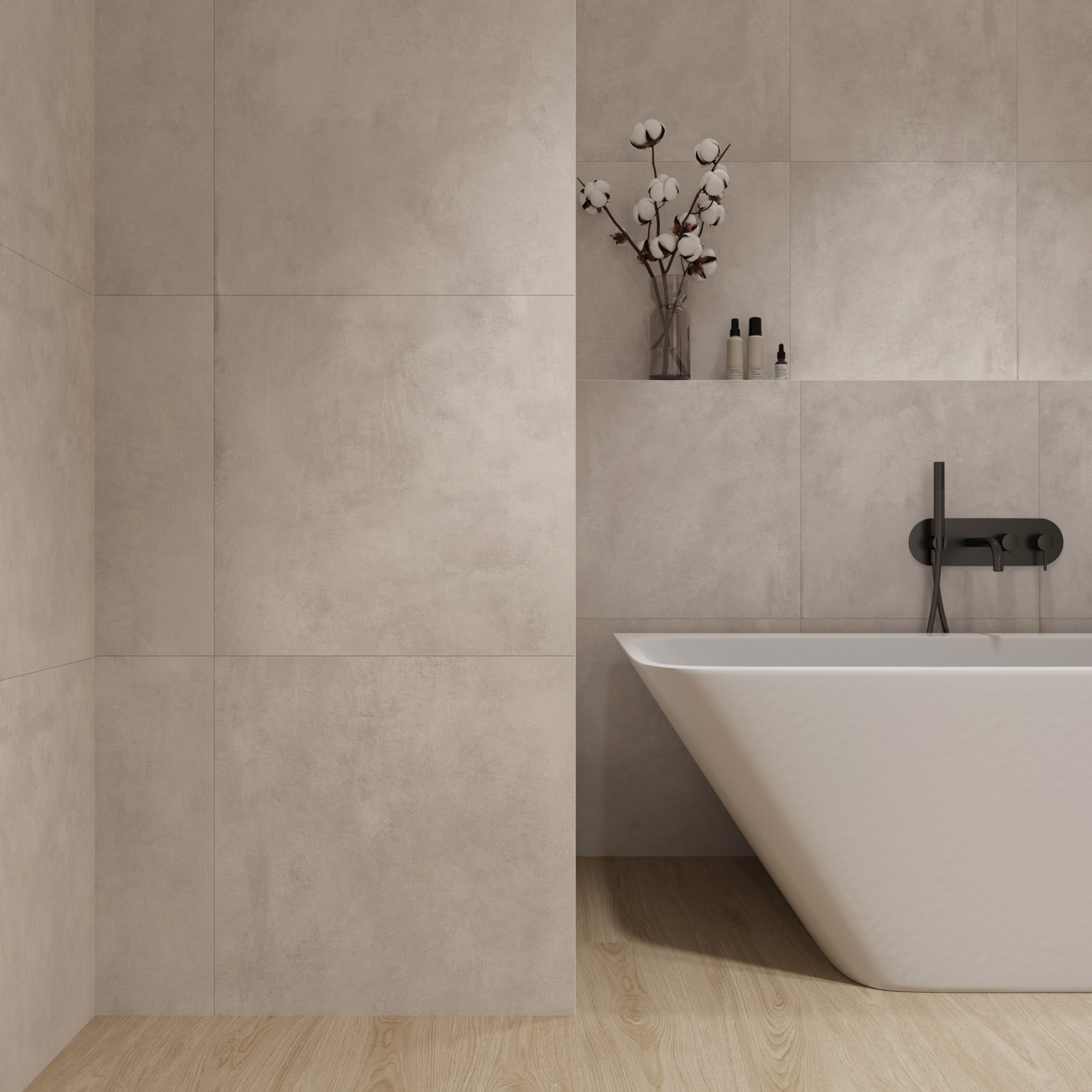 Керамогранит CEMENTUM BIANCO 600 × 600 мм — КЕР007587 — изображение 1