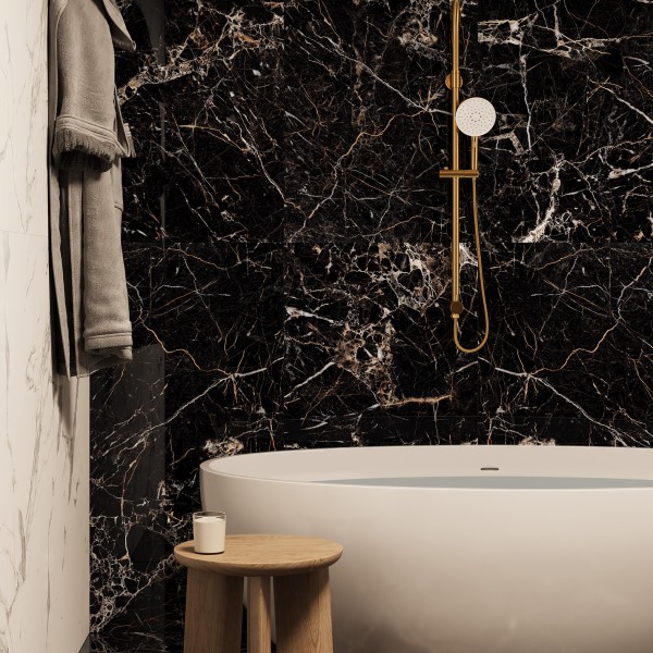 Керамогранит TORINO BLACK 1200 × 600 мм — КЕР007437 — изображение 2