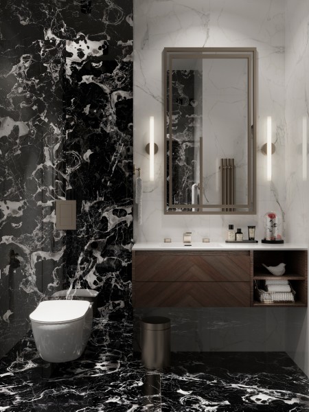 Керамогранит ELEGANT NERO 1200 × 600 мм — КЕР007424 — изображение 2