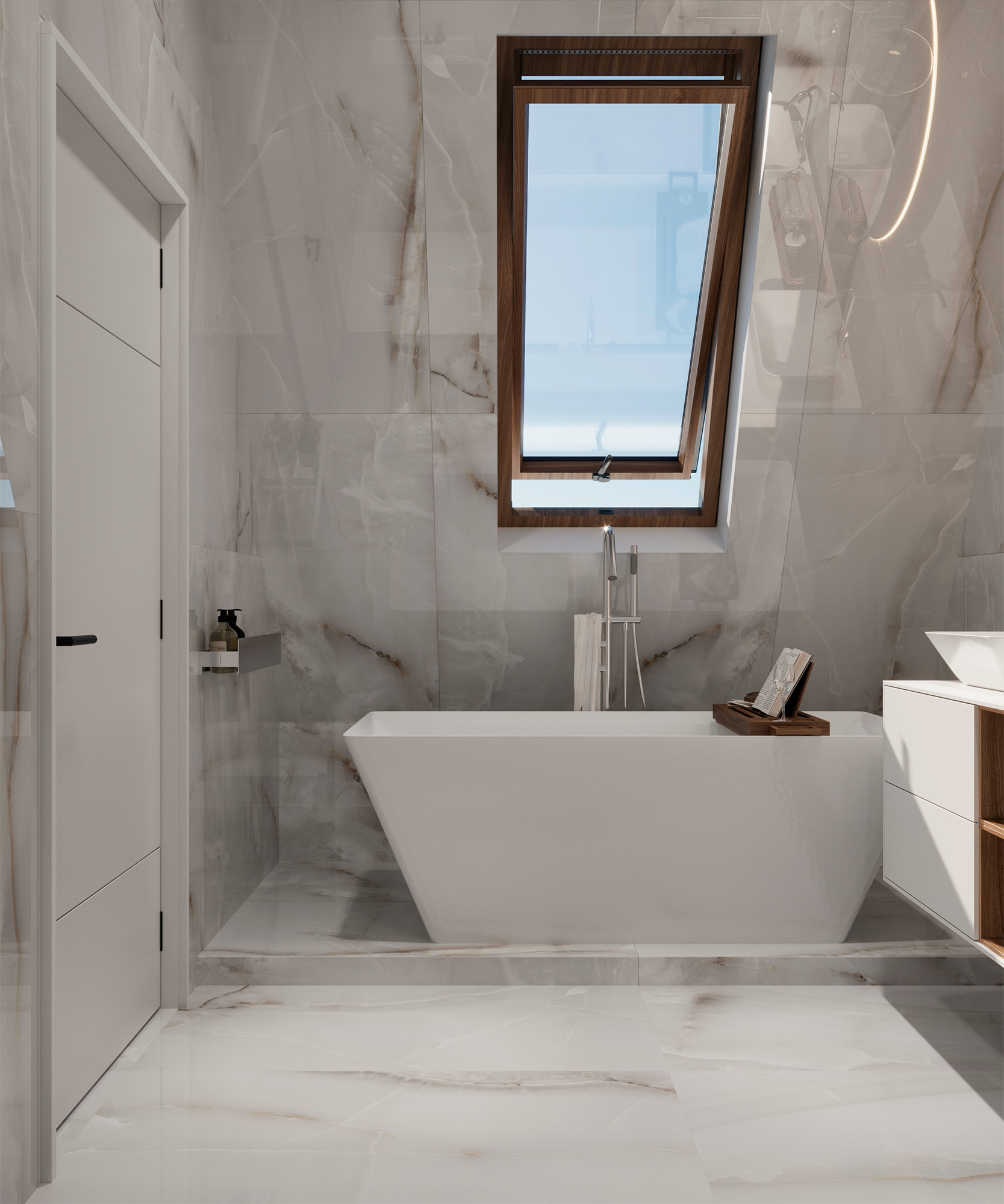 Керамогранит ONYX LINE GREY 1200 × 600 мм — КЕР007448 — изображение 1