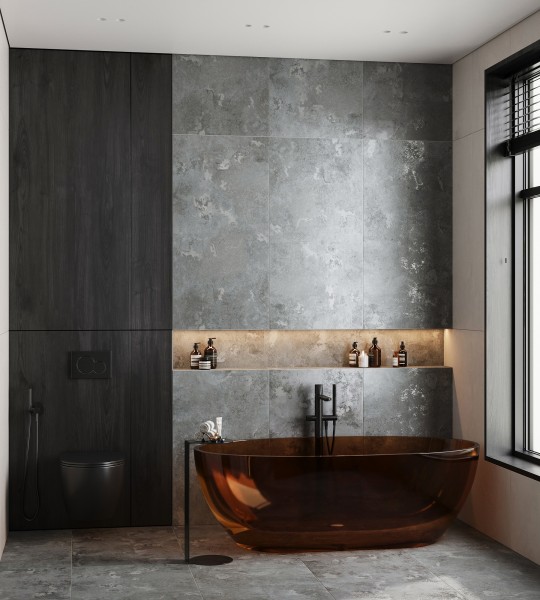 Керамогранит ERAGON DARK GREY 1200 × 600 мм — КЕР007429 — изображение 3