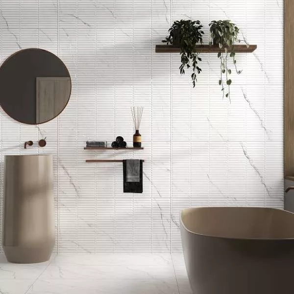 Керамогранит CORALINA WHITE DECOR 1200 × 600 мм — КЕР007505 — изображение 1