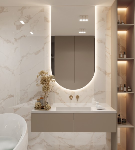 Керамогранит CALACATTA BIANCO 1200 × 600 мм — КЕР007419 — изображение 4