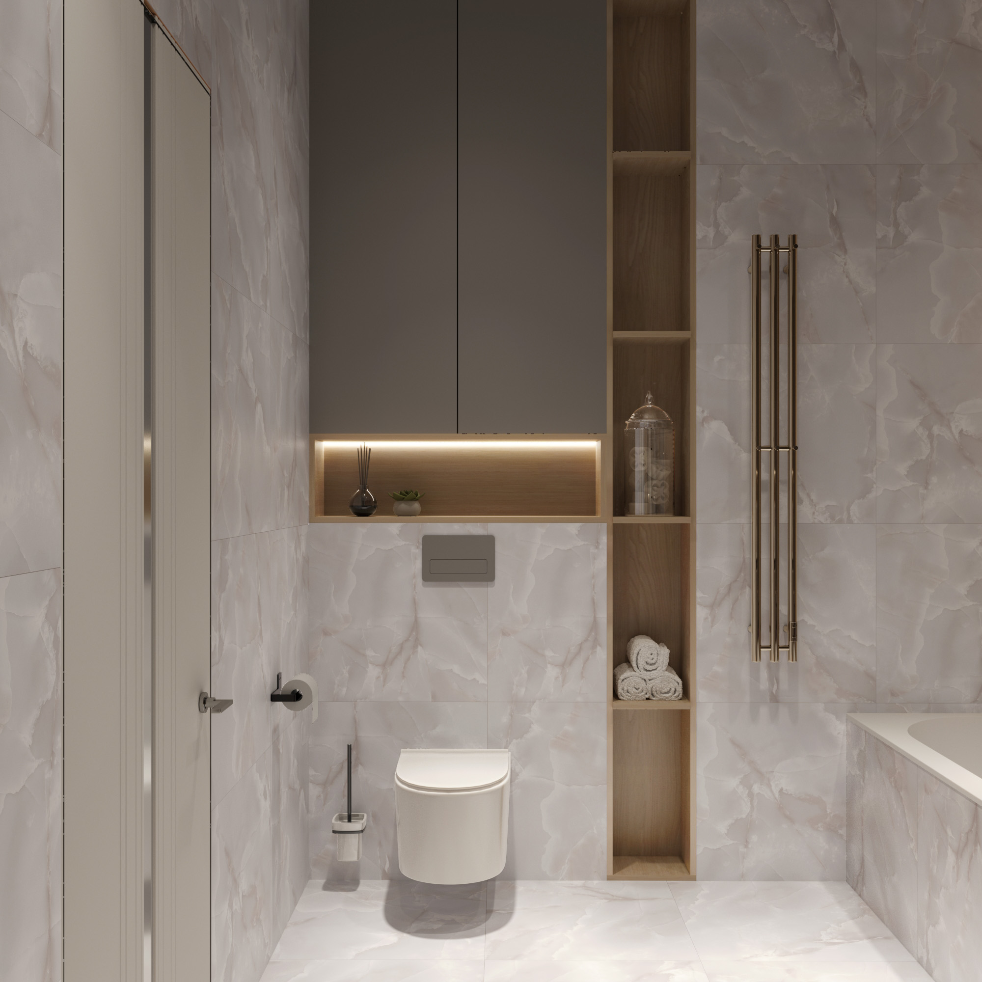 Керамогранит PRIMO ONYX GREY 600 × 600 мм — КЕР007591 — изображение 1