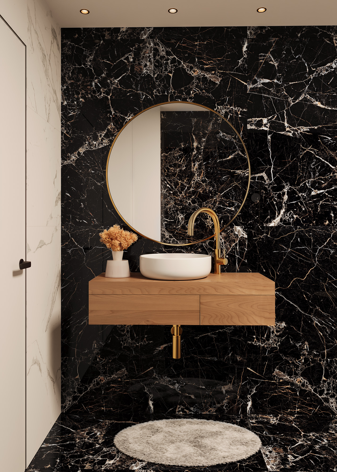 Керамогранит TORINO BLACK 1200 × 600 мм — КЕР007437 — изображение 1