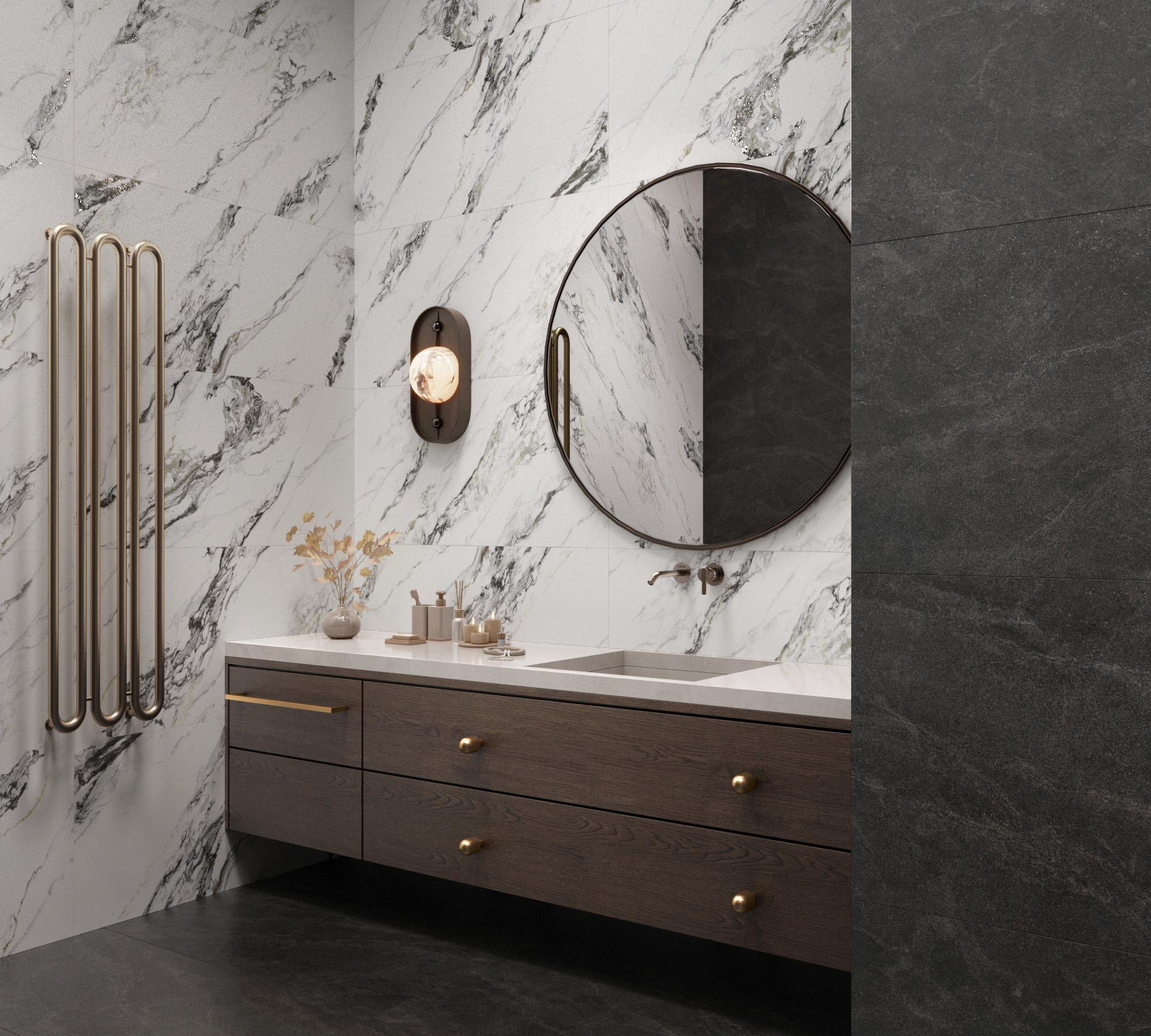 Керамогранит LUCIDO WHITE 1200 × 600 мм — КЕР007674 — изображение 1