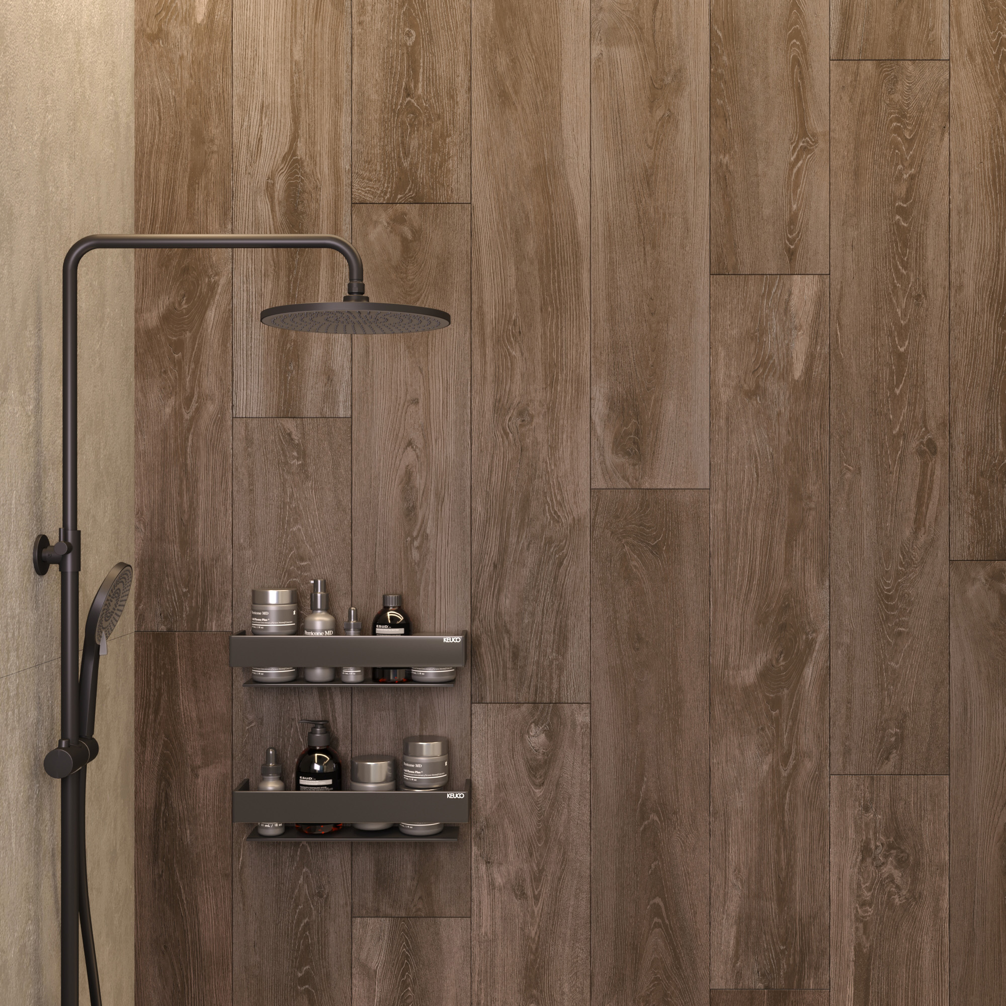 Керамогранит HUSK WOOD WENGE 1200 × 200 мм — КЕР007564 — изображение 1