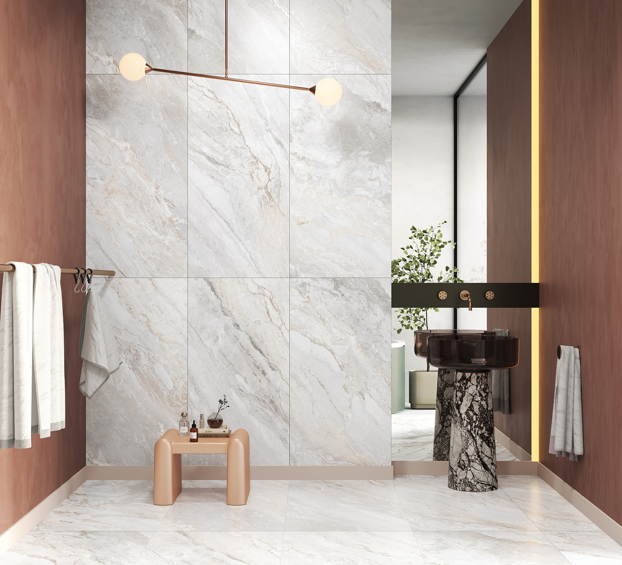 Керамогранит TRIVOLA BIANCO LAPPATO 1200 × 600 мм — КЕР007511 — изображение 1